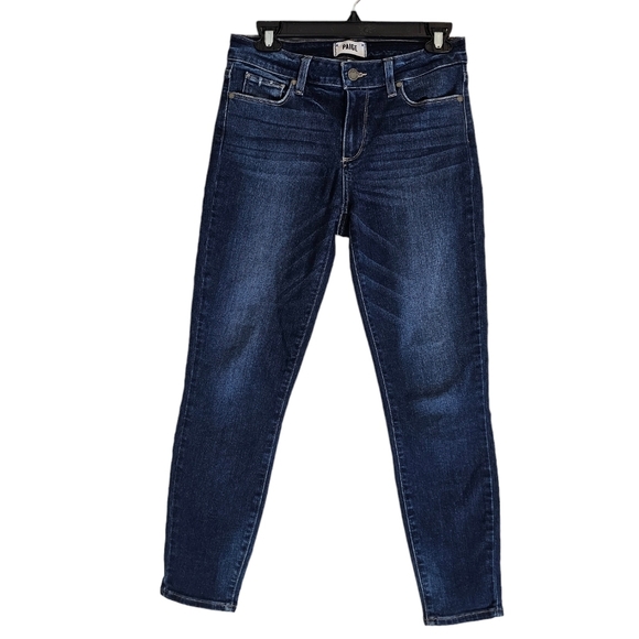 Paige‎ Verdugo Ankle Blue Mid Rise Jeans 28 Preowned - Picture 1 of 8